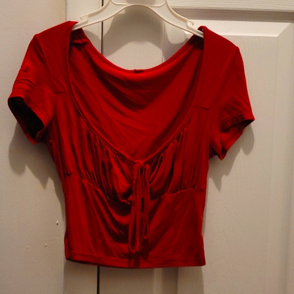 Womens red top